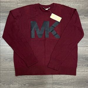 Michaels women’s Burgundy Crewneck Sweater size M